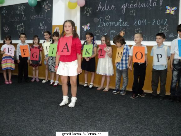 flori serbarea adio gradinita!