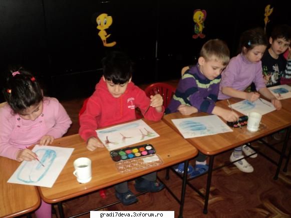 flori miercuri, ianuarie 2011, cadrul integrate codrilor realizat prin tehnica picturii asa cum este