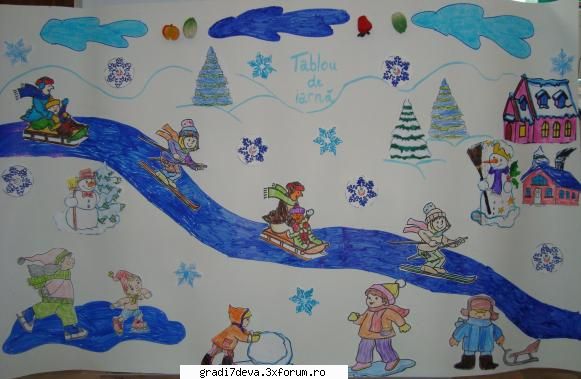 grupa iarna sosit zori, fereastra ne-a pus flori...