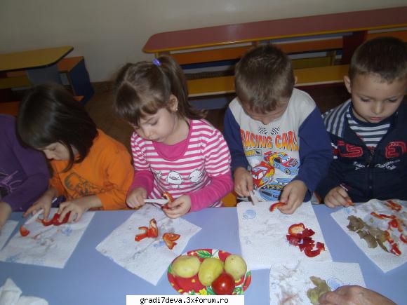 flori astazi copiii pregatit salata iesit